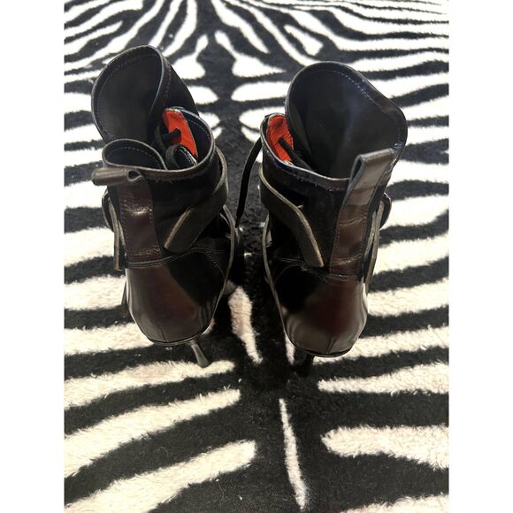 Vintage Vivienne Westwood Leather Skyscraper Bondage Buckle Boots Size 40 - Picture 5 of 6